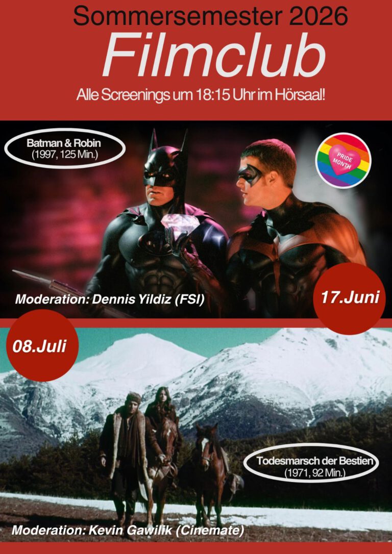 Filmclub Plakat SoSe26